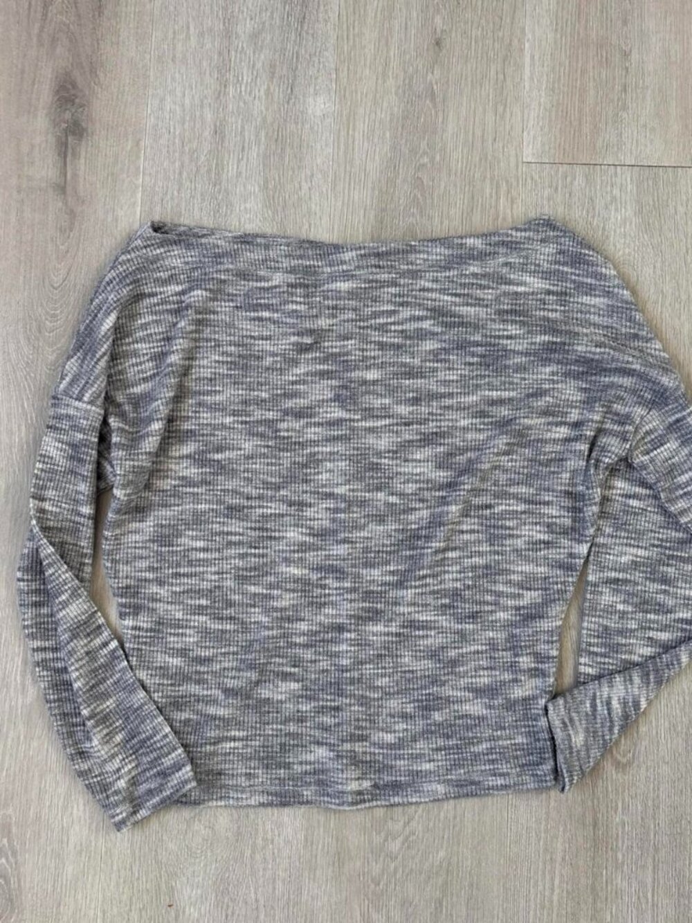 Express One Eleven Boat Neck Gray Sweater Women’s S Super Soft